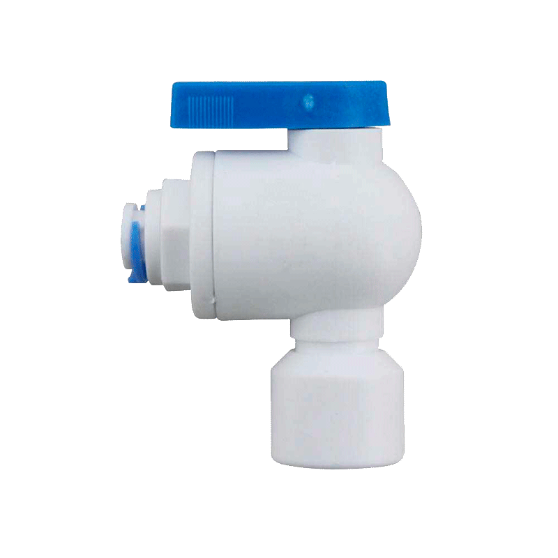 Válvula de esfera Purikor para osmosis inversa (T1/4", T1/4")