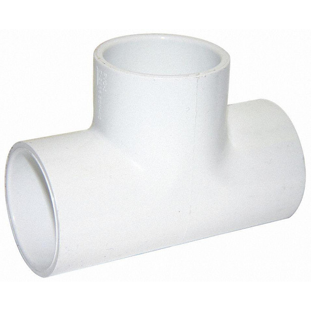 Tee PVC hidraulico cementable C40 de 3/4" (19 MM)