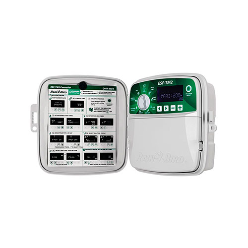 Controlador Rain Bird para riego ESP-TM2 con 4 estaciones y compatible con WI-FI y RB