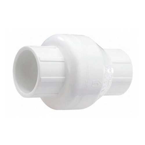 [1520-12] Valvula check  PVC hidraulico blanco de 1 1/4" CEM